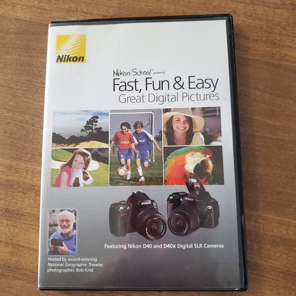 Nikon School 2 DVD Lot Understand Digital Photography Fast Fun Easy SLR Camera